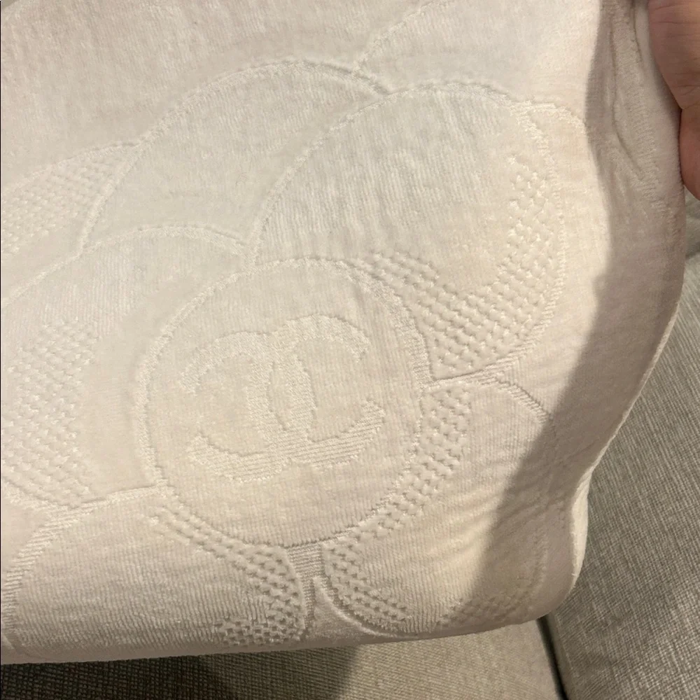 Chanel Elegant Cream Tote / beach Bag with tags! - Picture 12 of 16